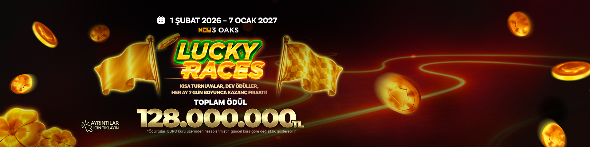3 oaks lucky races